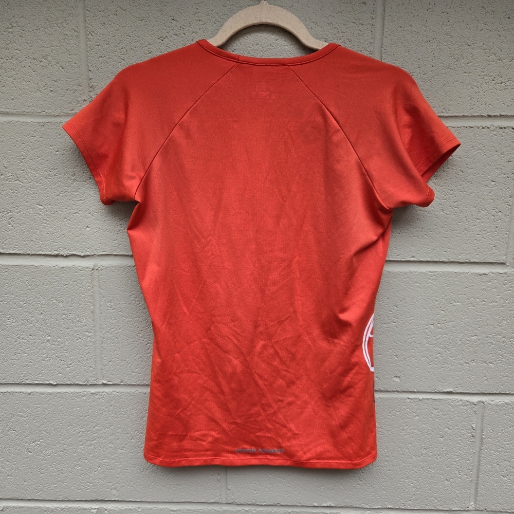Bundle- Under Armor- Woman's- Heat Gear Tee (XS) & Duplicity Reversible Bra - Picture 3 of 16